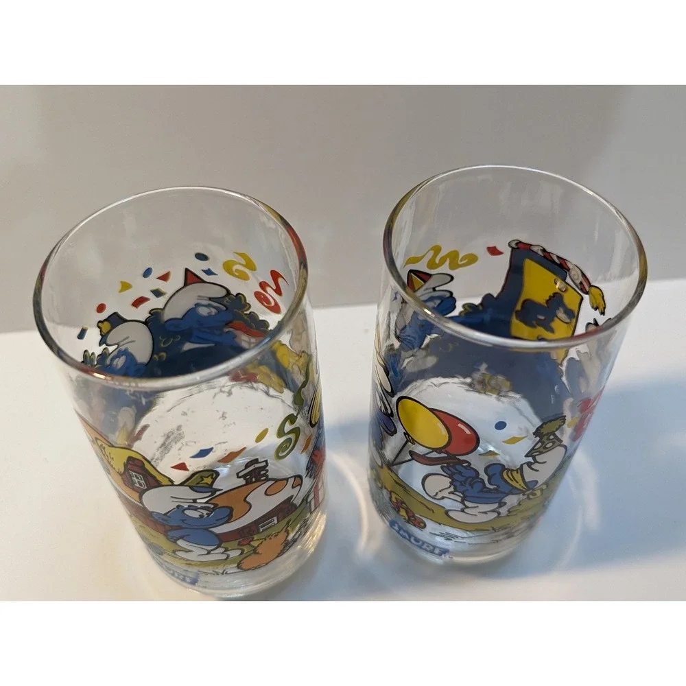 Smurf glasses vintage‎